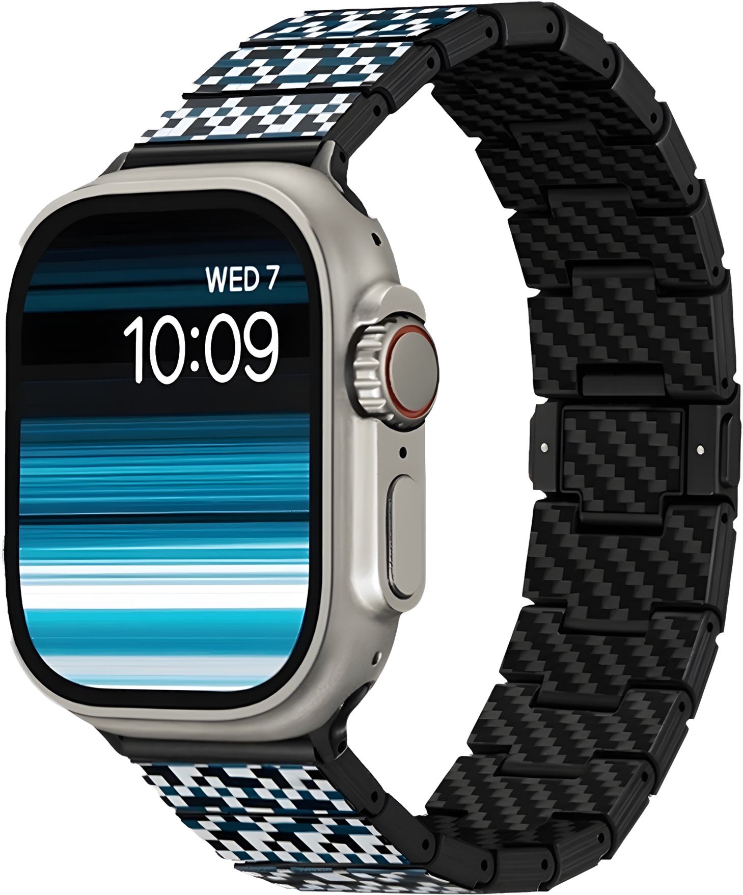 Ремешок Pitaka Chroma Carbon Band Dreamland Mosaic for Apple Watch 49/45/44mm (AWB2303)